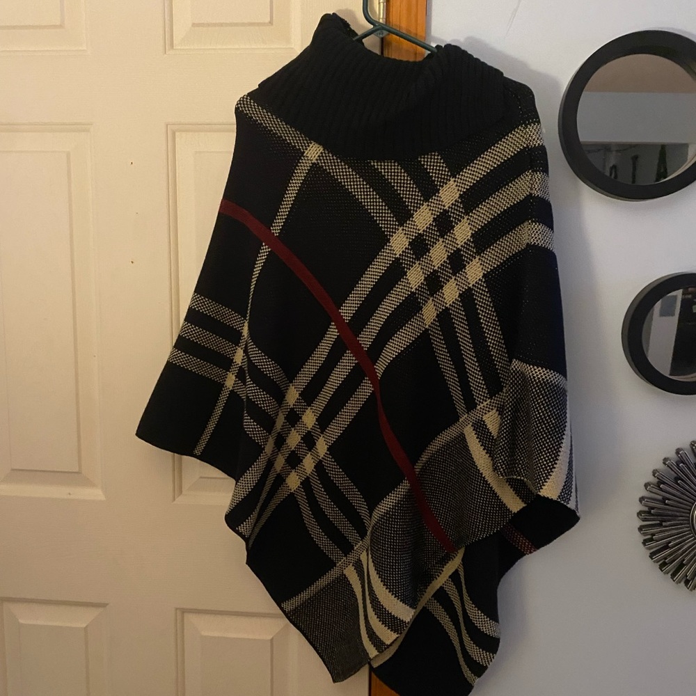Black and Tan Poncho